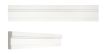 Modern Chair Rail 2-1/8" X 12" | Bianco Dolomiti Ultra Premium - Honed | Stone Moldings Collection