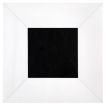 The pART Deco Modique Solid Frame and Square tile module E in honed Nero Marquina and Bianco Dolomiti Select marble.