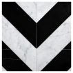 A field of the part deco solid chevron pattern