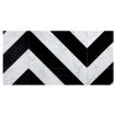 pART Deco Modique Solid Chevron Carrara / Nero Module | Italian Carrara Light Select - Nero Marquina Select - Honed | pART Deco Series