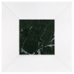 pART Deco Modique Solid Frame + Square Module U in Bianco Dolomiti Select and Florence Green honed marble.
