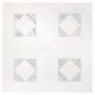pART Deco Modique Solid Frame + Asquare Module D | Italian Carrara Light Select - Bianco Dolomiti Select - Honed |  pART Deco Series
