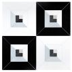 The pART Deco Modique Solid Frame and Fordham Focal tile module