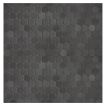 A field of the 3/4" Penny Round mosaic in honed Basalto Scuro Select.