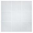 The Truetones ceramic 4.6" Zelli tile in Hint of Grey Gloss.