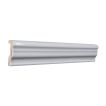 Three quarter view of the Truetones Ceramic chair rail in Greyity Gloss.