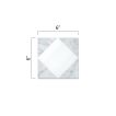 Asquare - Staggered | Bianco Dolomiti Select - Italian Carrara Light Select - Honed | Pietra Visivo Collection
