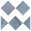 Asquare - Staggered | Thassos Select - Azul Macaubas Select - Honed & Polished | Pietra Visivo Collection