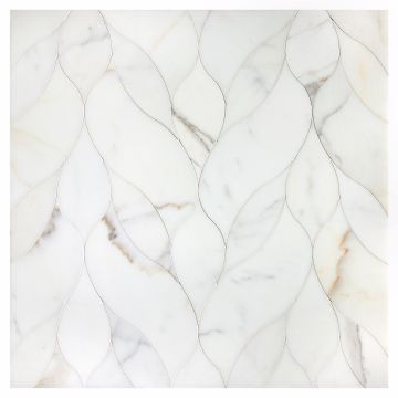 Acurve Delicato Kindred Module Single Color - Calacatta Gold | Calacatta Gold - Honed | Acurve Waterjet Tile Series Acurve Delicato Kindred Module Single Color - Calacatta Gold | Calacatta Gold - Honed | Acurve Waterjet Tile Series