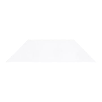 A single tile of the Part Deco Modique Solid in honed Thassos marble. A single tile of the Part Deco Modique Solid in honed Thassos marble.