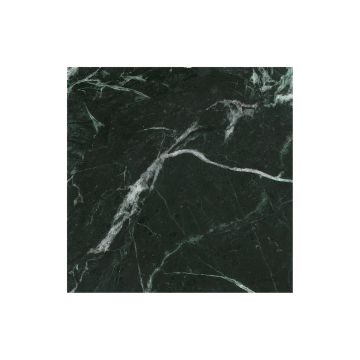 A single tile of the Part Deco 6" x 6" Square Solid in honed Florence Green marble. A single tile of the Part Deco 6" x 6" Square Solid in honed Florence Green marble.
