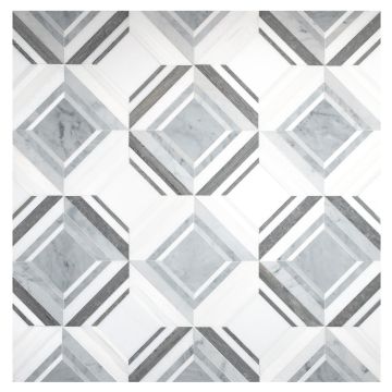 Madison Park Blend Module | Thassos Select - Bianco Dolomiti Select - Italian Carrara Light Select - Italian Carrara Dark Select - Wood Vein Blue - Polished | Pietra Visivo Collection Madison Park Blend Module | Thassos Select - Bianco Dolomiti Select - Italian Carrara Light Select - Italian Carrara Dark Select - Wood Vein Blue - Polished | Pietra Visivo Collection