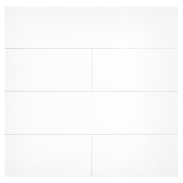 A field of the Super Flat 3" x 12" subway tile in the Super White A field of the Super Flat 3" x 12" subway tile in the Super White