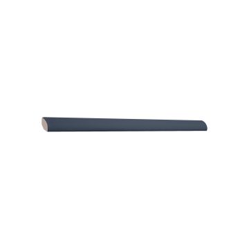 The Truetones® Matte Porcelain Quarter Round 0.48" X 10" in 16 Shades of Twilight Blue Matte.