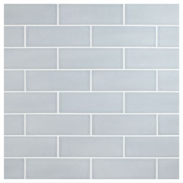 Field Tile 3" x 9" | Wentworth Blue - Gloss | Cezanne Ceramics Collection