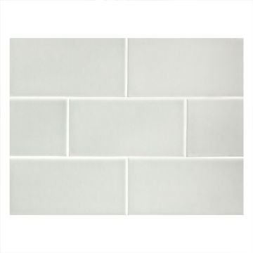 Field Tile 3" x 6" | Midtown Gray - Gloss | Cezanne Ceramics Collection