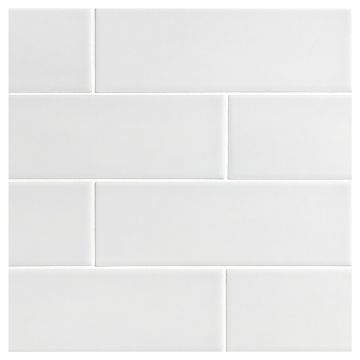 Field Tile 3" x 9" | Bluey Gray - Gloss | Cezanne Ceramics Collection