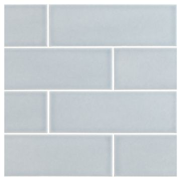 Field Tile 3" x 9" | Bennington Blue - Gloss | Cezanne Ceramics Collection