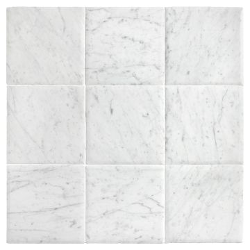 Field Tile 8" x 8" | Italian Carrara Light Select - Historique | Chateau Lyon Collection