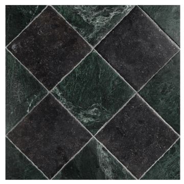 Checkerboard Module 8" x 8" | Florence Green - Belgian Bluestone - Historique | Chateau Lyon Collection Checkerboard Module 8" x 8" | Florence Green - Belgian Bluestone - Historique | Chateau Lyon Collection