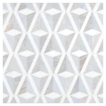A field of the Diamant mosaic made from Thassos Select A field of the Diamant mosaic made from Thassos Select
