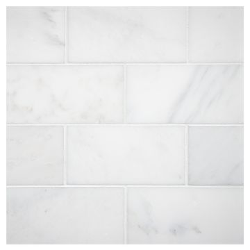 Field Tile 3" X 6" | Asian Carrara Ultra Premium - Polished | Stone Tile Collection Field Tile 3" X 6" | Asian Carrara Ultra Premium - Polished | Stone Tile Collection