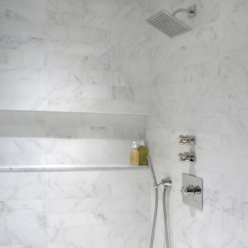 Field Tile 4" X 18" | Asian Carrara Ultra Premium - Honed | Stone Tile Collection Field Tile 4" X 18" | Asian Carrara Ultra Premium - Honed | Stone Tile Collection