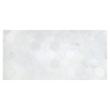 Hexagon 2-1/4" | Asian Carrara Ultra Premium - Honed | Classic Mosaics Collection Hexagon 2-1/4" | Asian Carrara Ultra Premium - Honed | Classic Mosaics Collection
