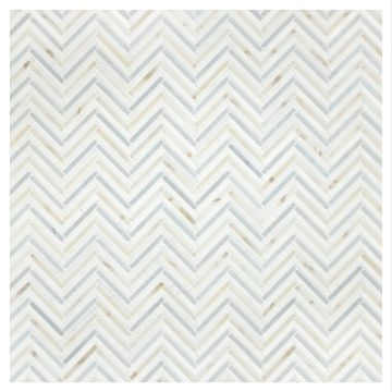 Refined Herringbone | Bianco Dolomiti Select - Calacatta Gold - Morning Blue - Honed & Polished | Classic Mosaics Collection Refined Herringbone | Bianco Dolomiti Select - Calacatta Gold - Morning Blue - Honed & Polished | Classic Mosaics Collection