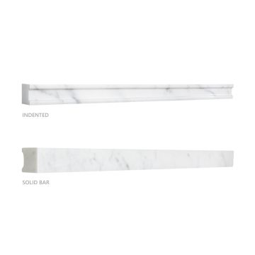 A three-quarter view of the Modern Reversible Pencil trim, made from