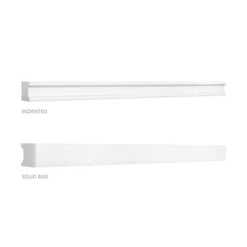 A three-quarter view of the Modern Reversible Pencil trim, made from