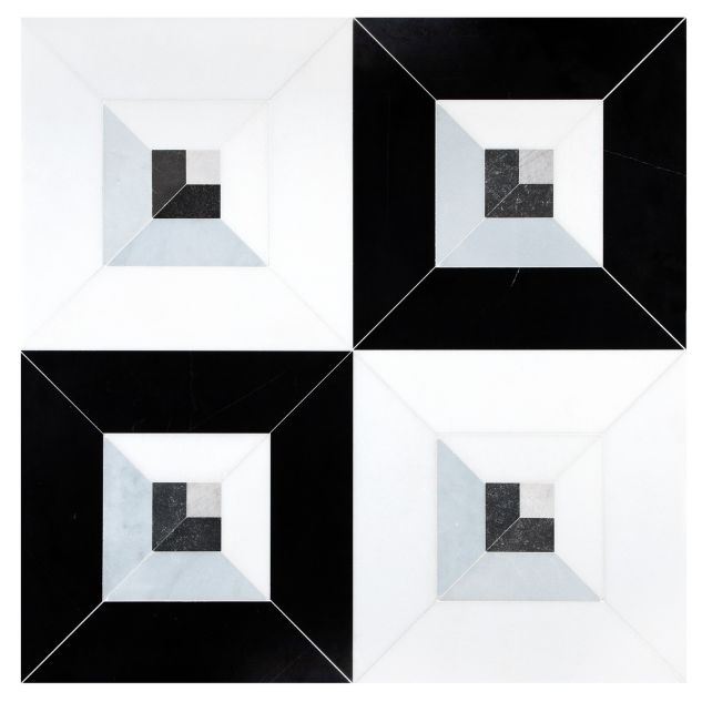 The pART Deco Modique Solid Frame and Fordham Focal tile module