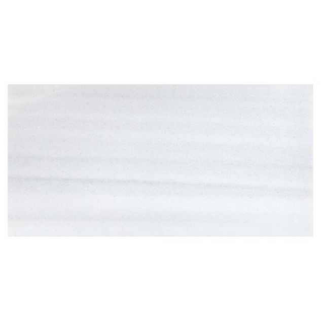 A single 12" x 24" tile in honed Gentle Blush marble.