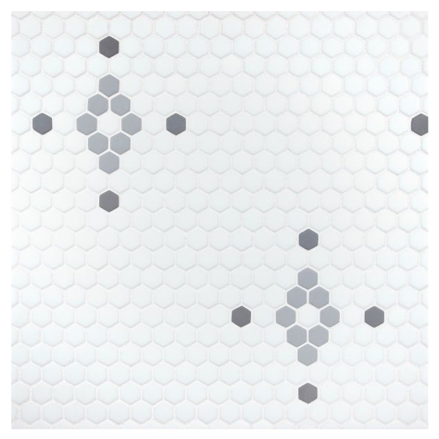 A field of the Salon pattern from the Cafe Glass mosaic collection