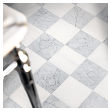 Powder Room - Part Deco Solid Checkerboard