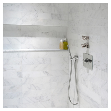 Master Bathroom - Asian Carrara Wall Tile